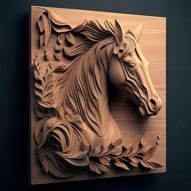 3D модель Equus hemionus кулан (STL)